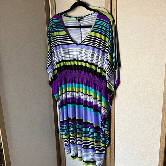 Intriguing Threads Dresses & Skirts - FINAL MARKDOWN Intriguing Threads Women's Striped dress 18w